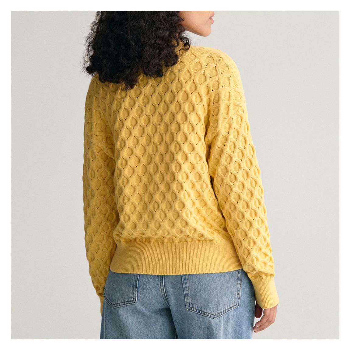 Sunflower Yellow Textured Knit Cardigan