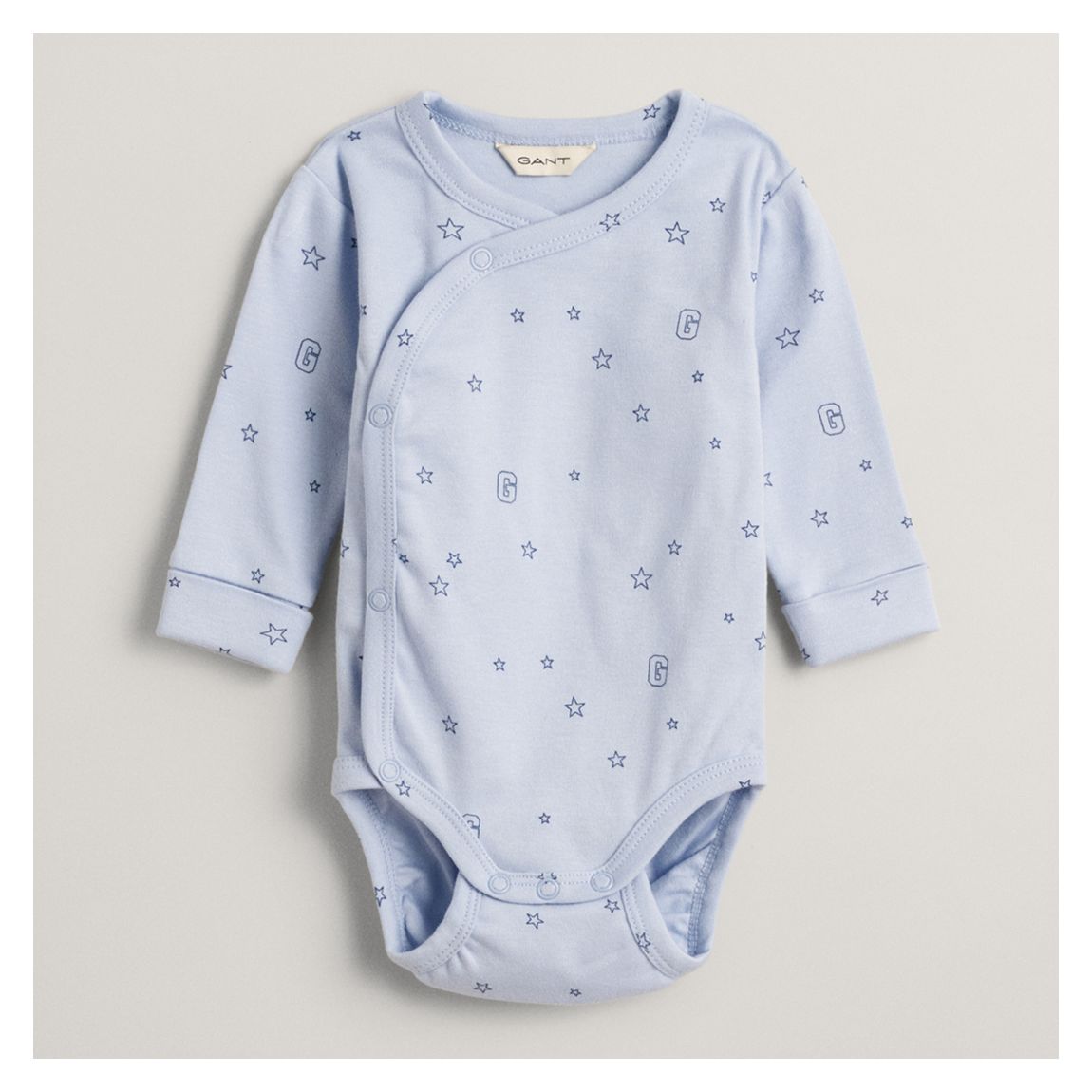 Powder Blue Star & G Printed Bodysuit