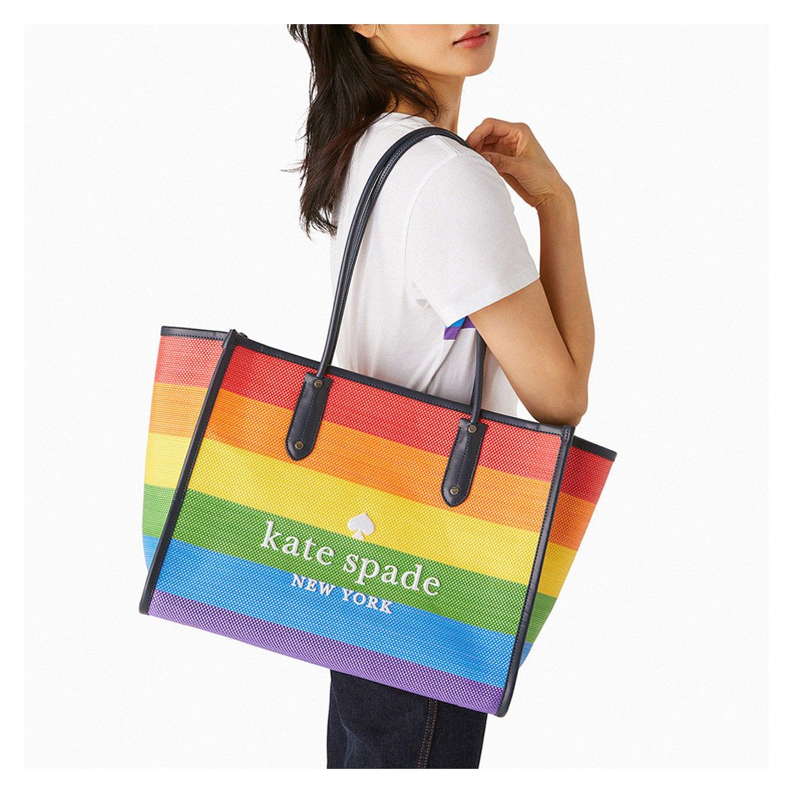 Kate Spade レインボーエラ オールラブ XLトート Kate Spade レインボーエラ オールラブ XLトート (kate spade