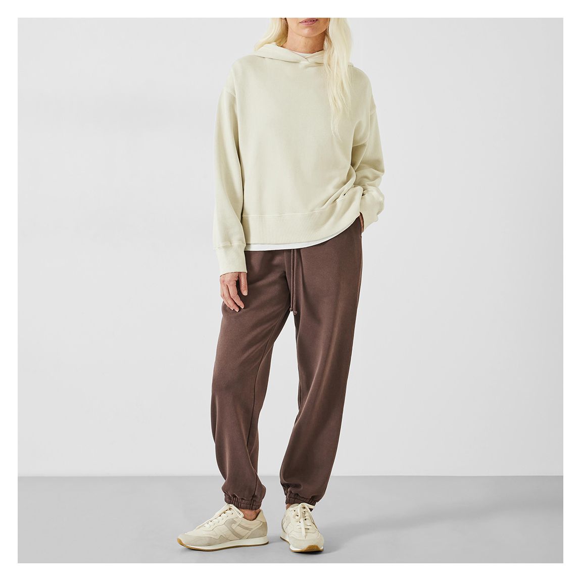 Stone Scottie Boxy Hoodie
