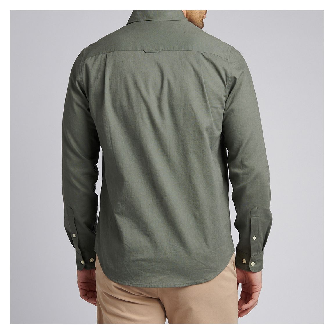 Khaki Linen Blend Shirt