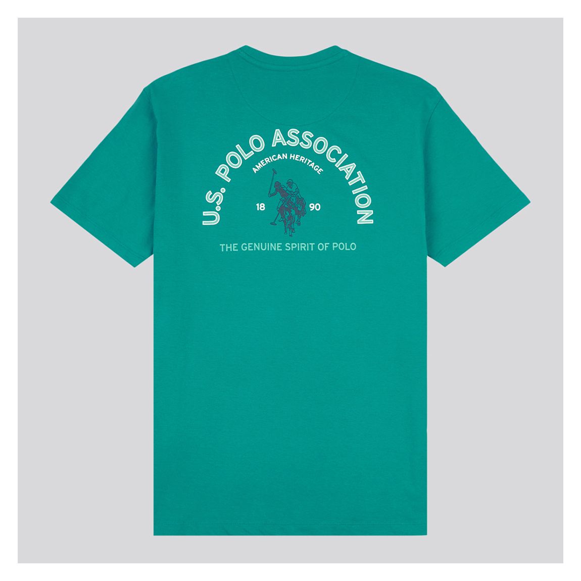 Green Graphic Print Cotton T-shirt