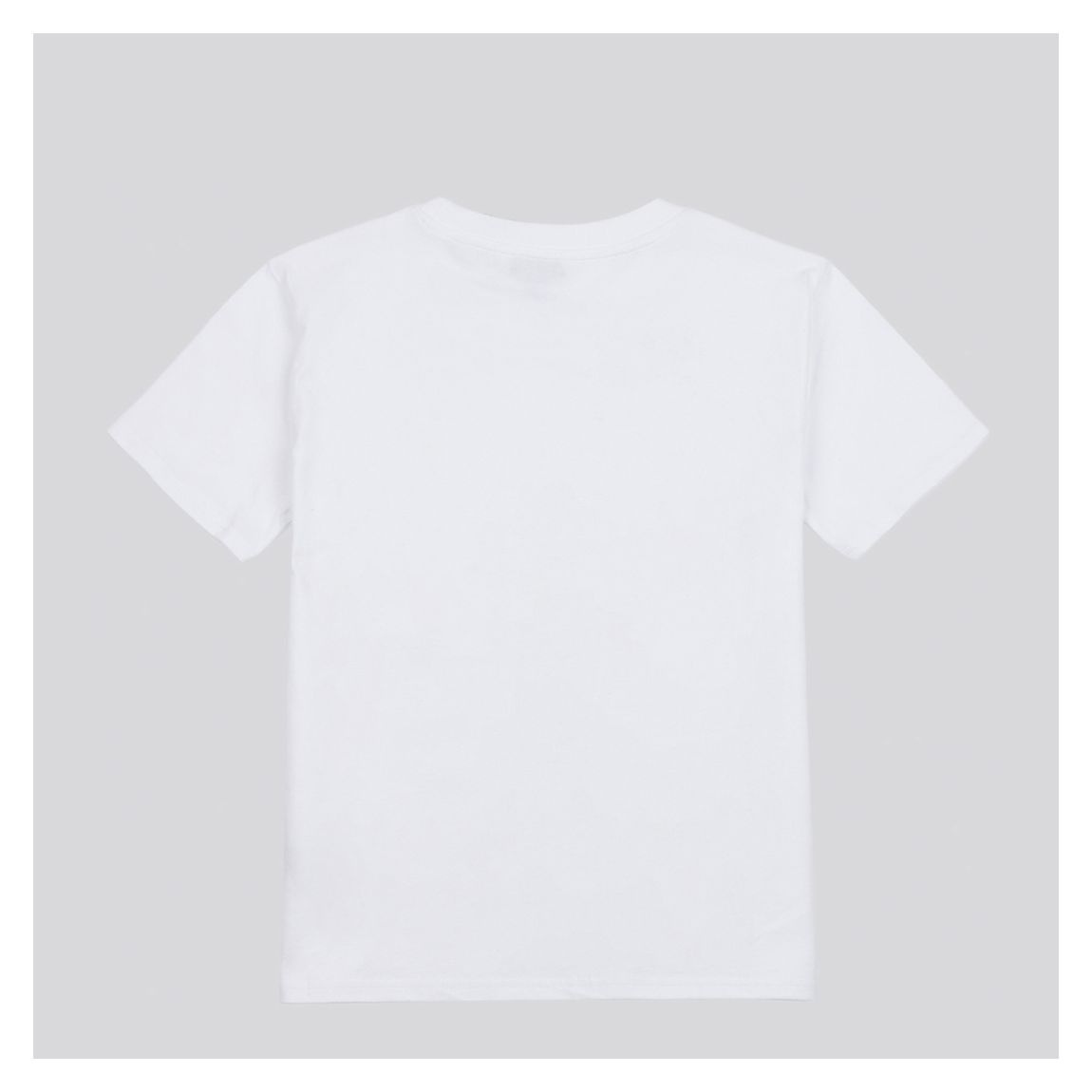 White Large DHM Print Cotton T-Shirt