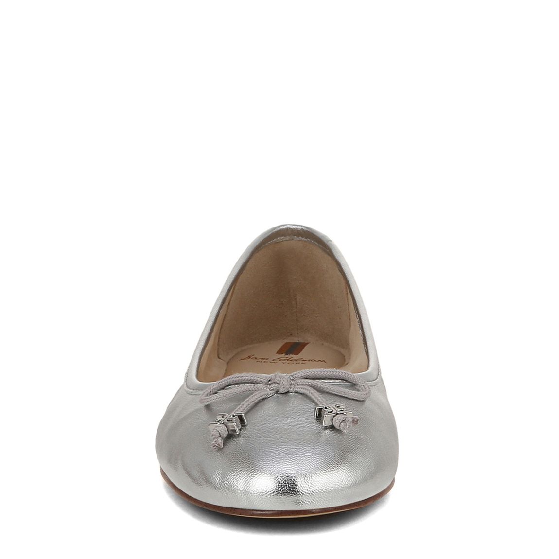 Women's Silver Felicia Luxe Ballet Pumps
