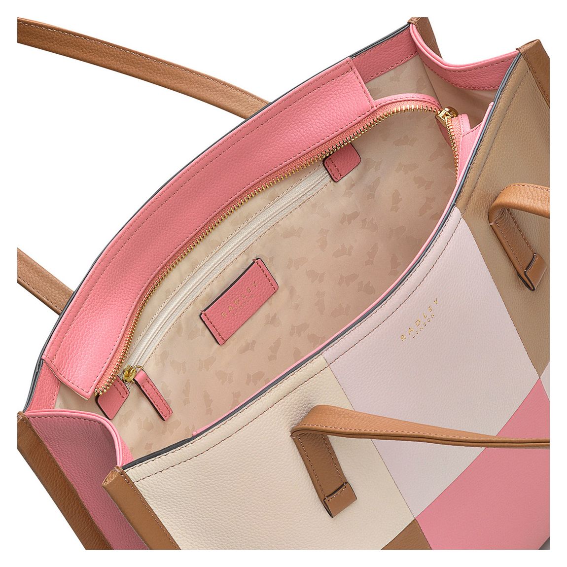 Radley Salt Lake Chartwell Patchwork Medium Ziptop Tote