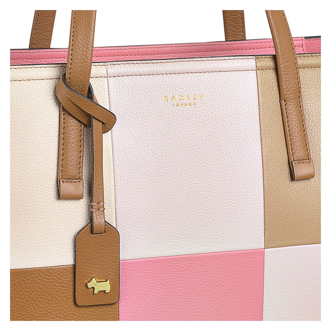Radley ソルトレイクチャートウェル ジップトップ グラブバッグ Radley Salt Lake Chartwell Patchwork Medium Ziptop Tote