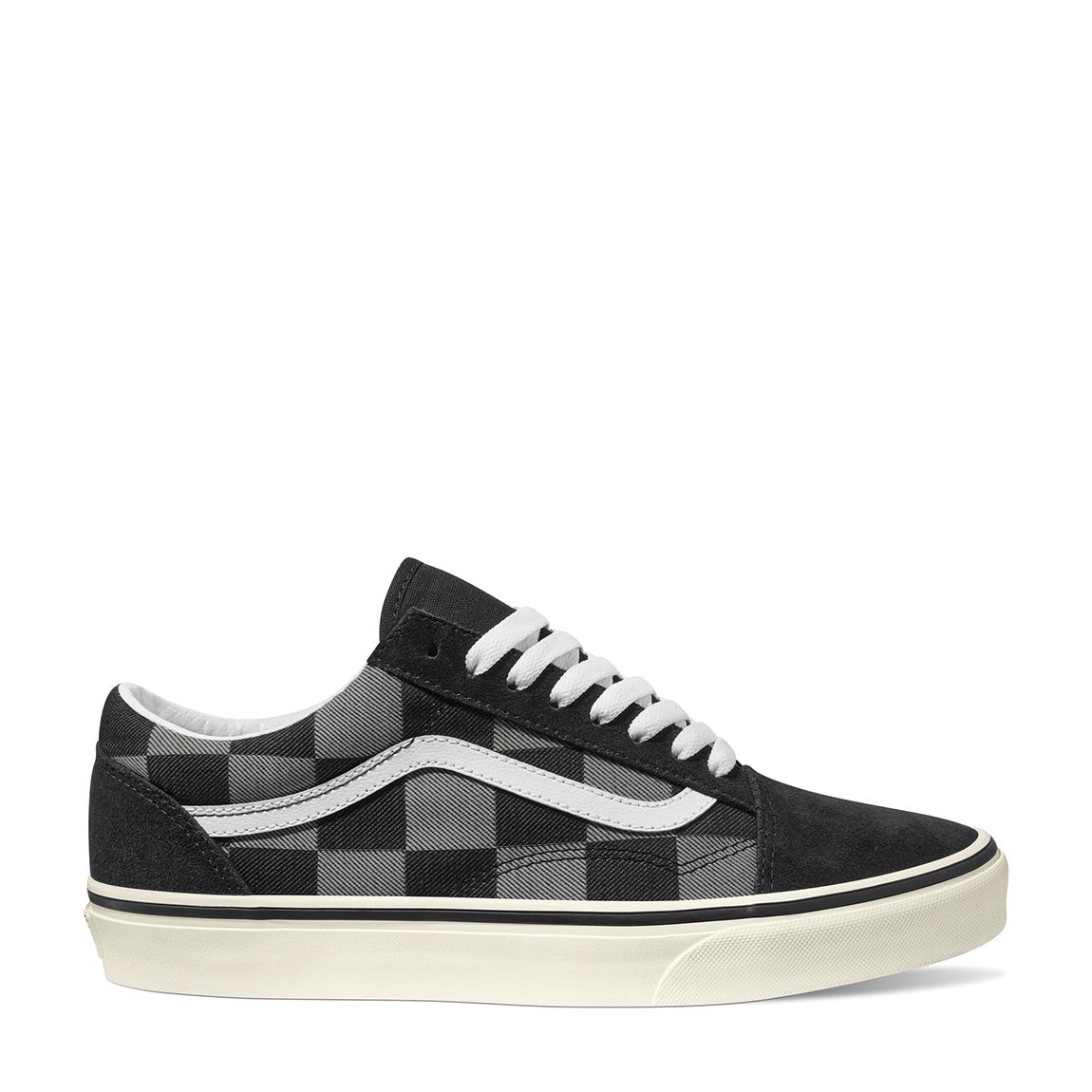 Grey Checkered Vans Schuh Checkered Slip Women's Grey Slip On