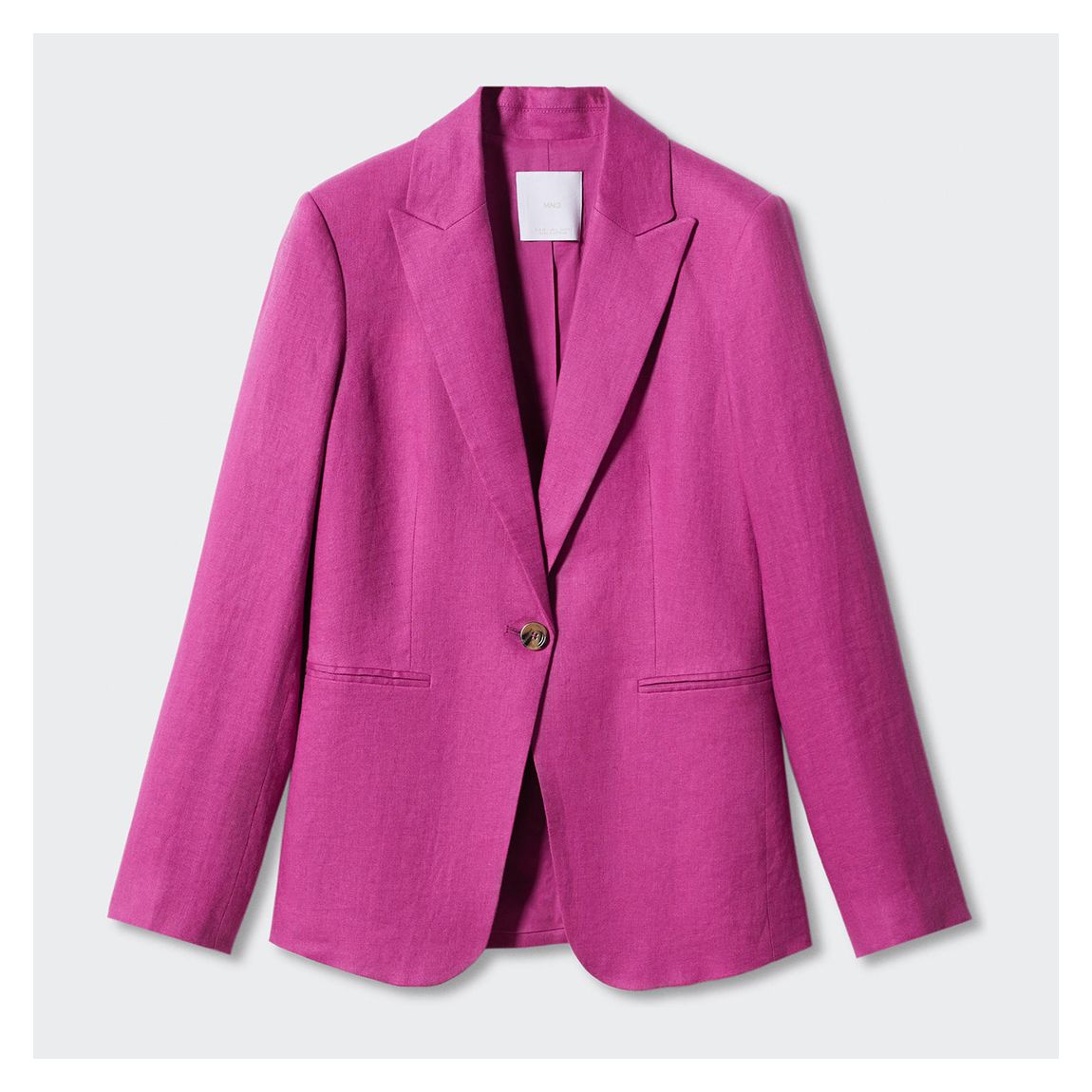 Purple Linen Blazer