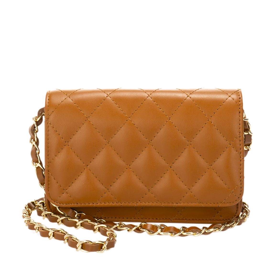 Brown Leather Crossbody Bag