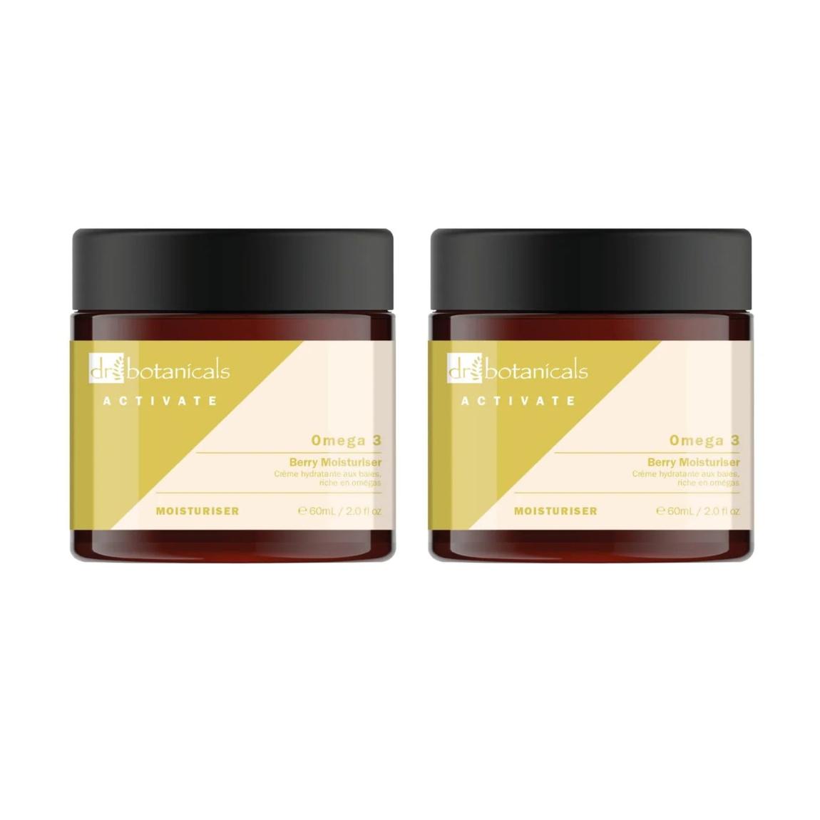 Dr Botanicals Activate Omega 3 Berry Moisturiser 60ml Twin Value Savings Pack main product photo