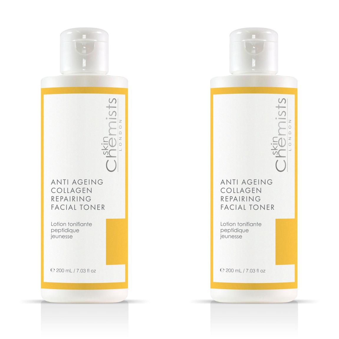 skinChemists Anti-Ageing Collagen Repairing Facial Toner 200ml x 2 Duo Pack main product photo