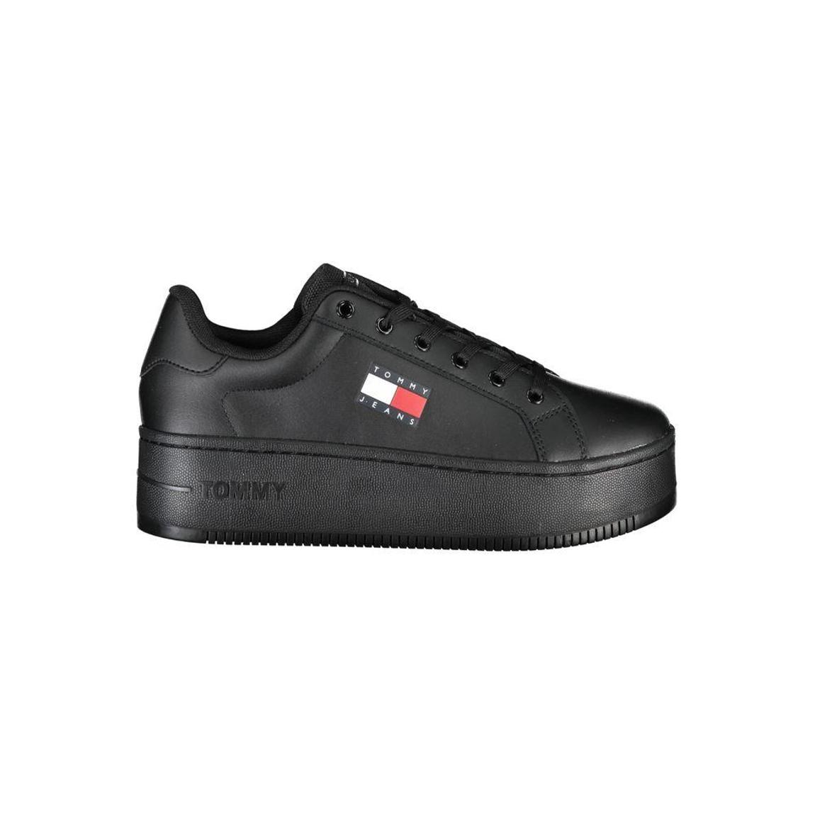 Platform Logo Sneakers Wo - Black main product photo