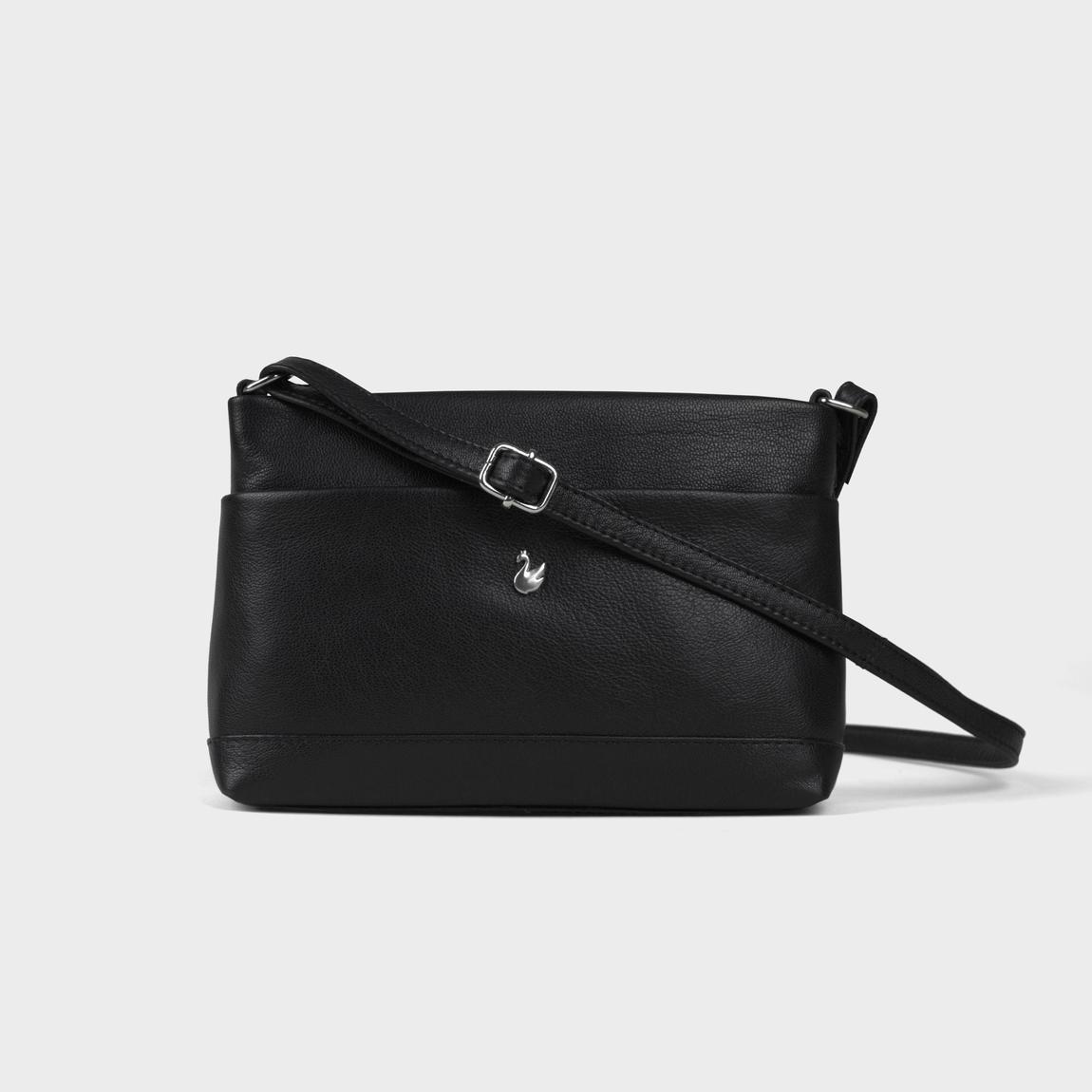 'SANDRA' Soft Nappa Full Grain Real Leather Crossbody Bag main product photo
