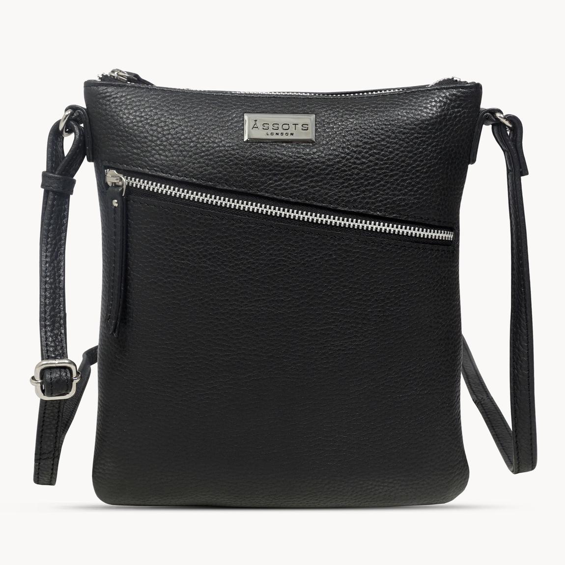'ROSY' Pebble Grain Soft Real Leather Crossbody Bag main product photo