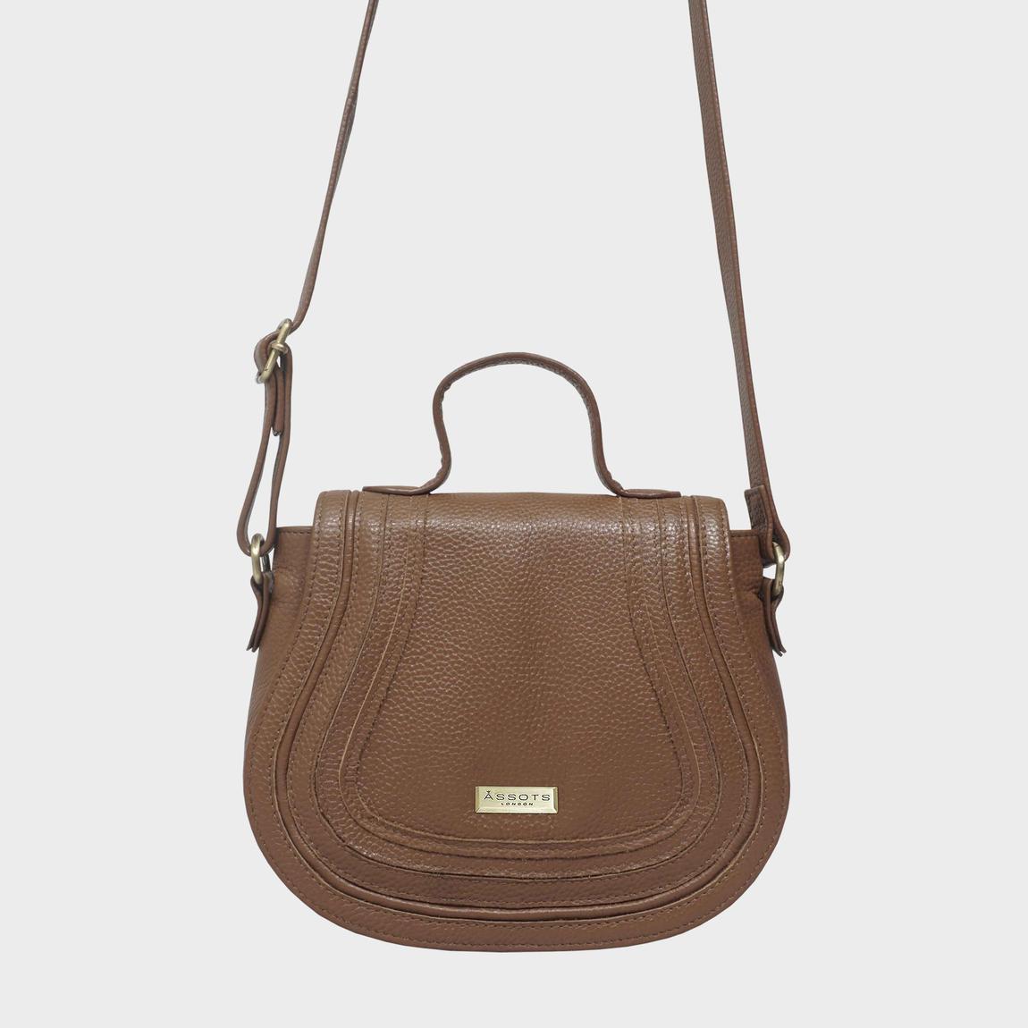 'CARMEL' Real Leather Shoulder Crossbody Bag main product photo