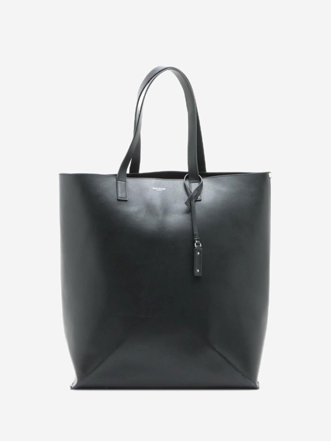 Black Paris Sac Shopping leather tote main product photo