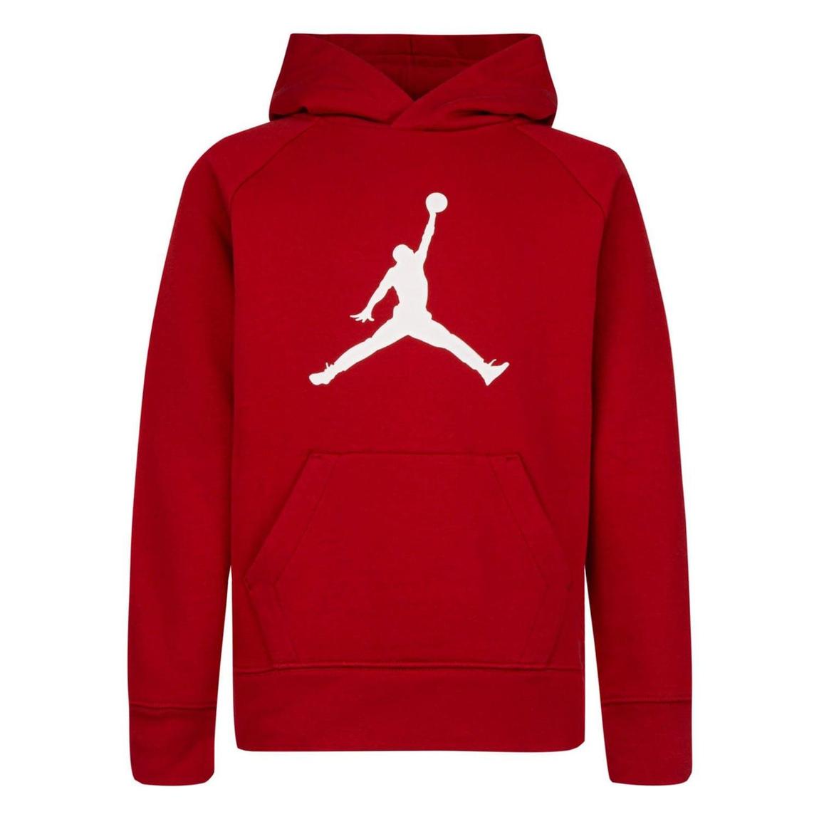 Childrens/Kids Jordan Fleece Logo Hoodie Red main product photo