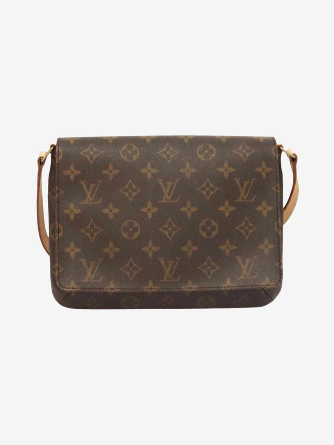 Brown vintage 2000 Monogram Musette Tango bag main product photo