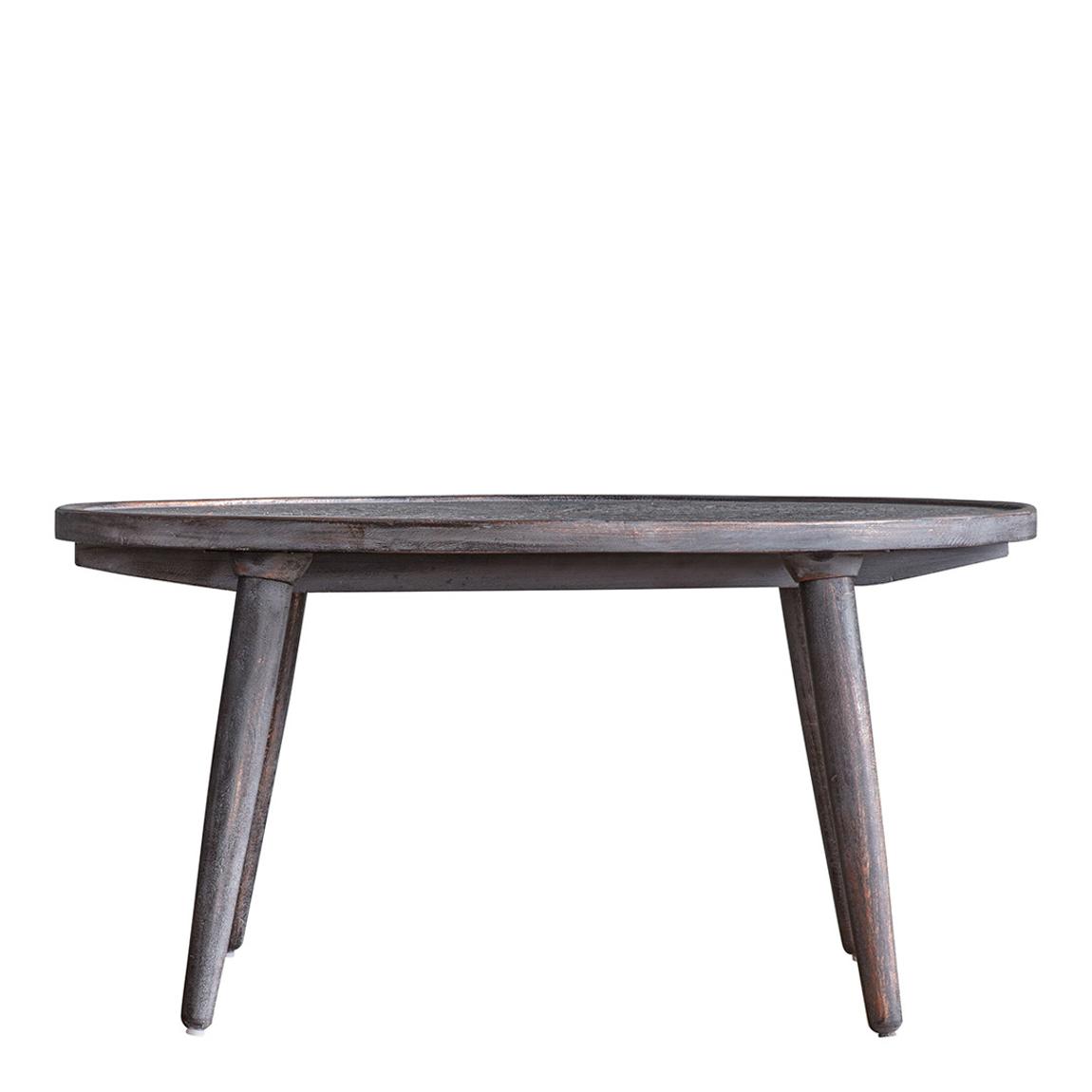 Aaron Coffee Table, Grey & Black main product photo