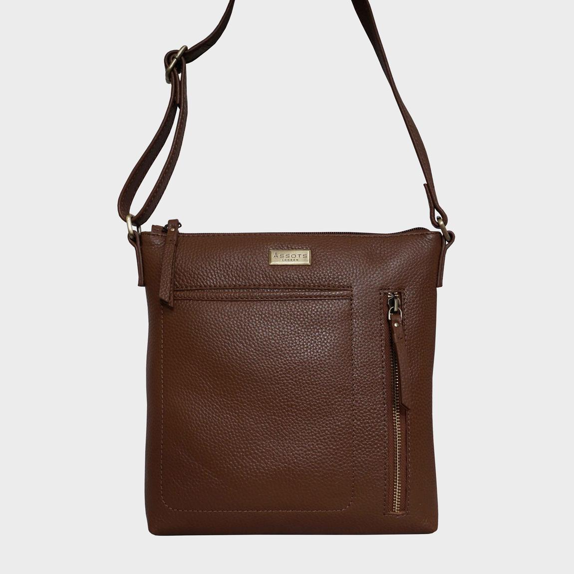 'EDITH' Pebble Grain Leather Crossbody bag main product photo