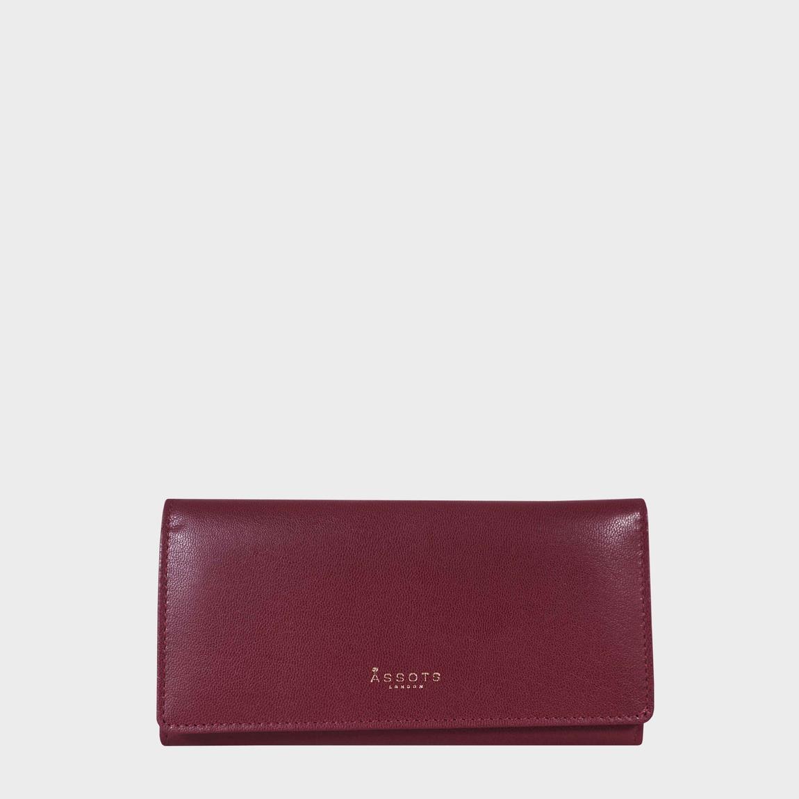 'CLAIRE' Real Polished VT Vintage Leather Flap Over Purse main product photo