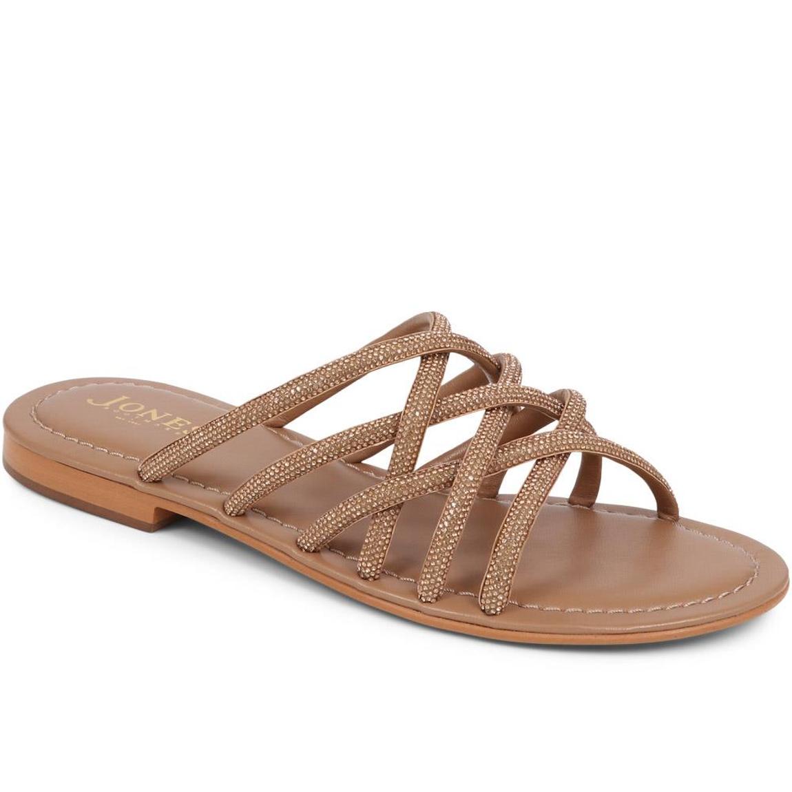 Hira Jewelled Leather Sandals main product photo
