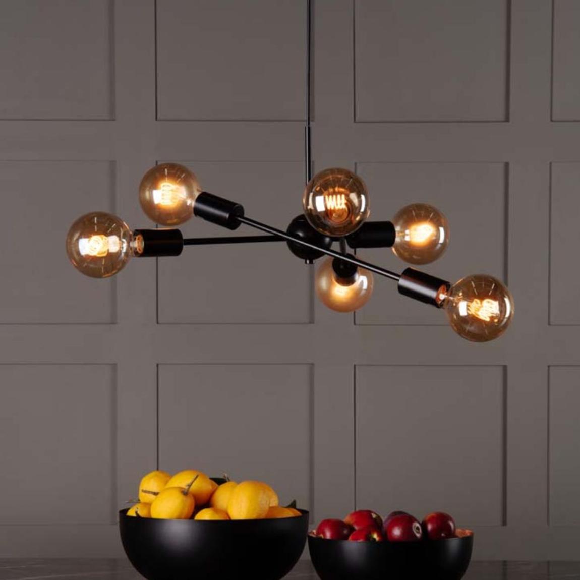Benji Matt Black Ceiling Pendant main product photo