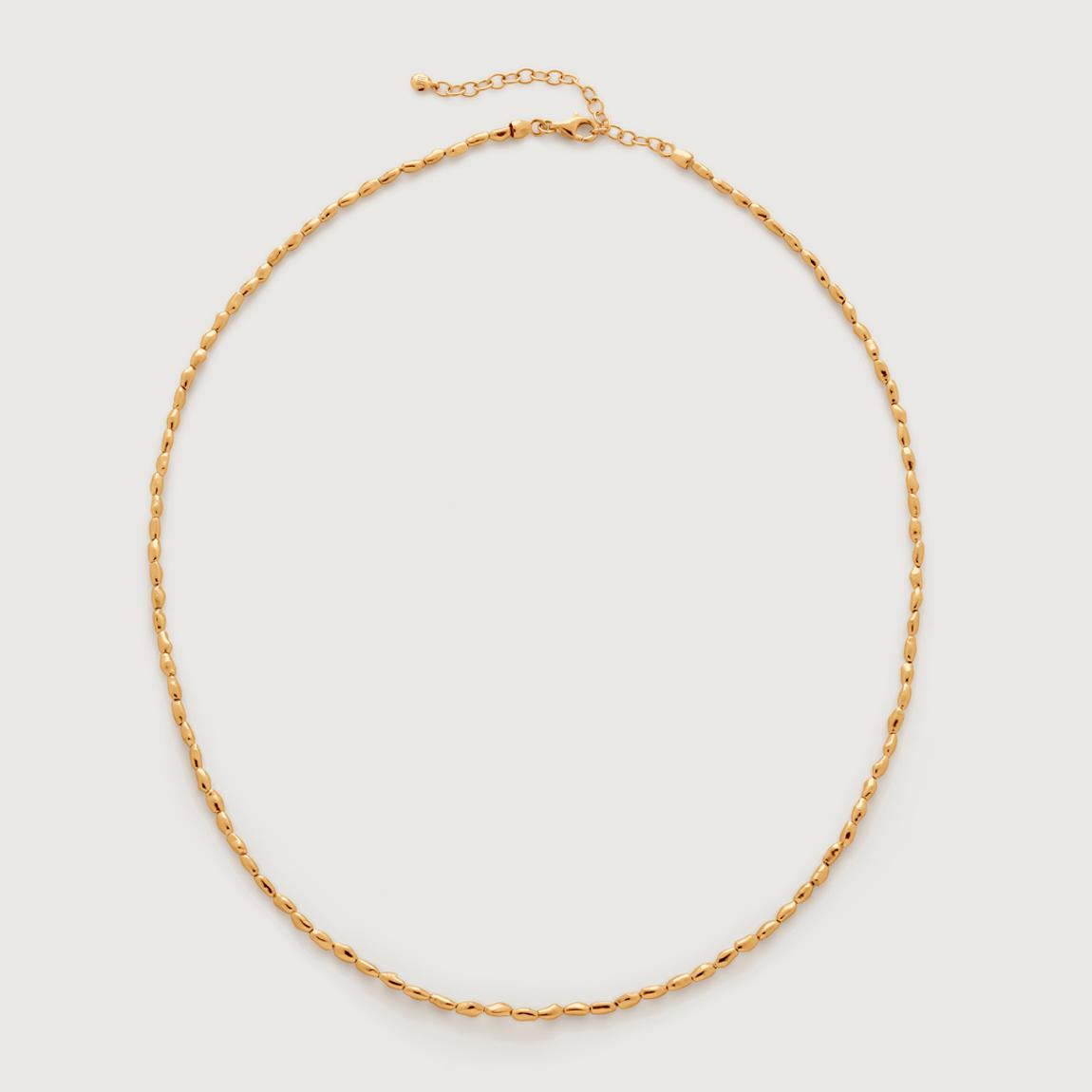 Gold Vermeil Mini Nugget Necklace Adjustable 41-46cm/16-18' main product photo