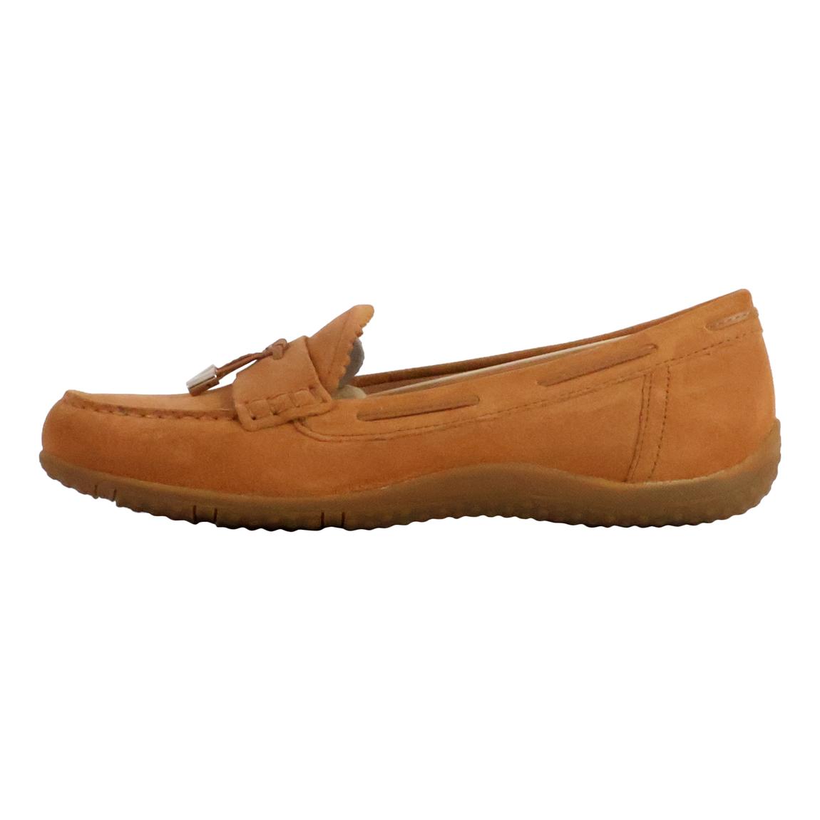 WOMAN COGNAC D VEGA MOC A - SUEDE MOCCASINS main product photo