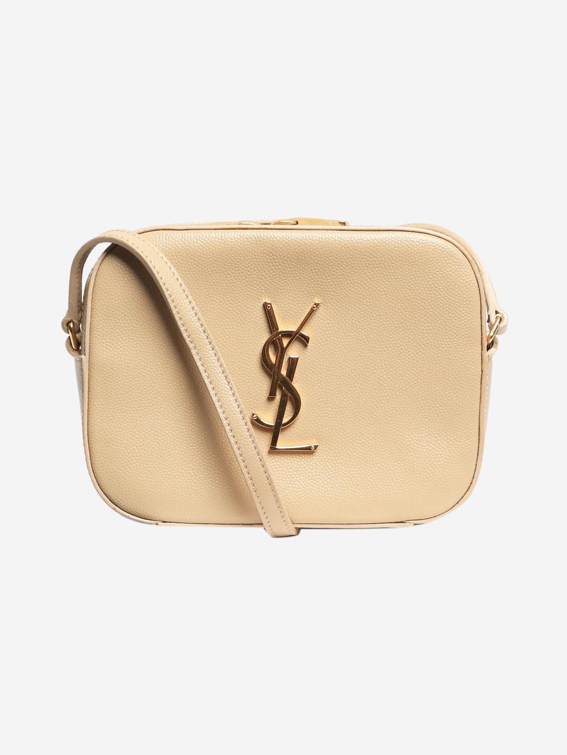 Beige Camera crossbody bag main product photo