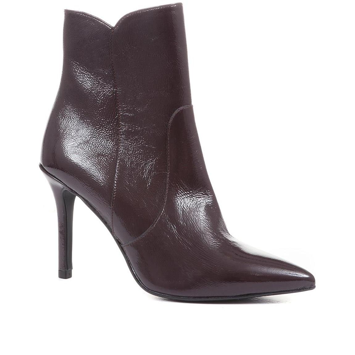 Cadence Heeled Leather Ankle Boots main product photo