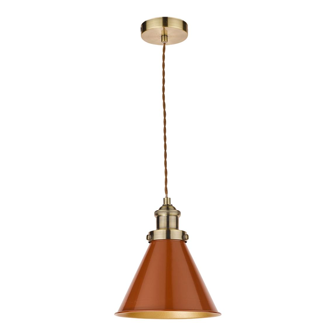 Rufus 1 Light Pendant Embers main product photo