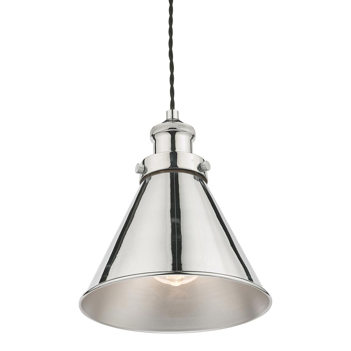 Rufus 1 Light Pendant Polished Chrome main product photo