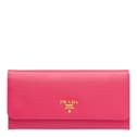 Pink Prada Leather Wallet - BrandAlley