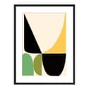 Green and Yellow 28x36cm Framed Print - BrandAlley