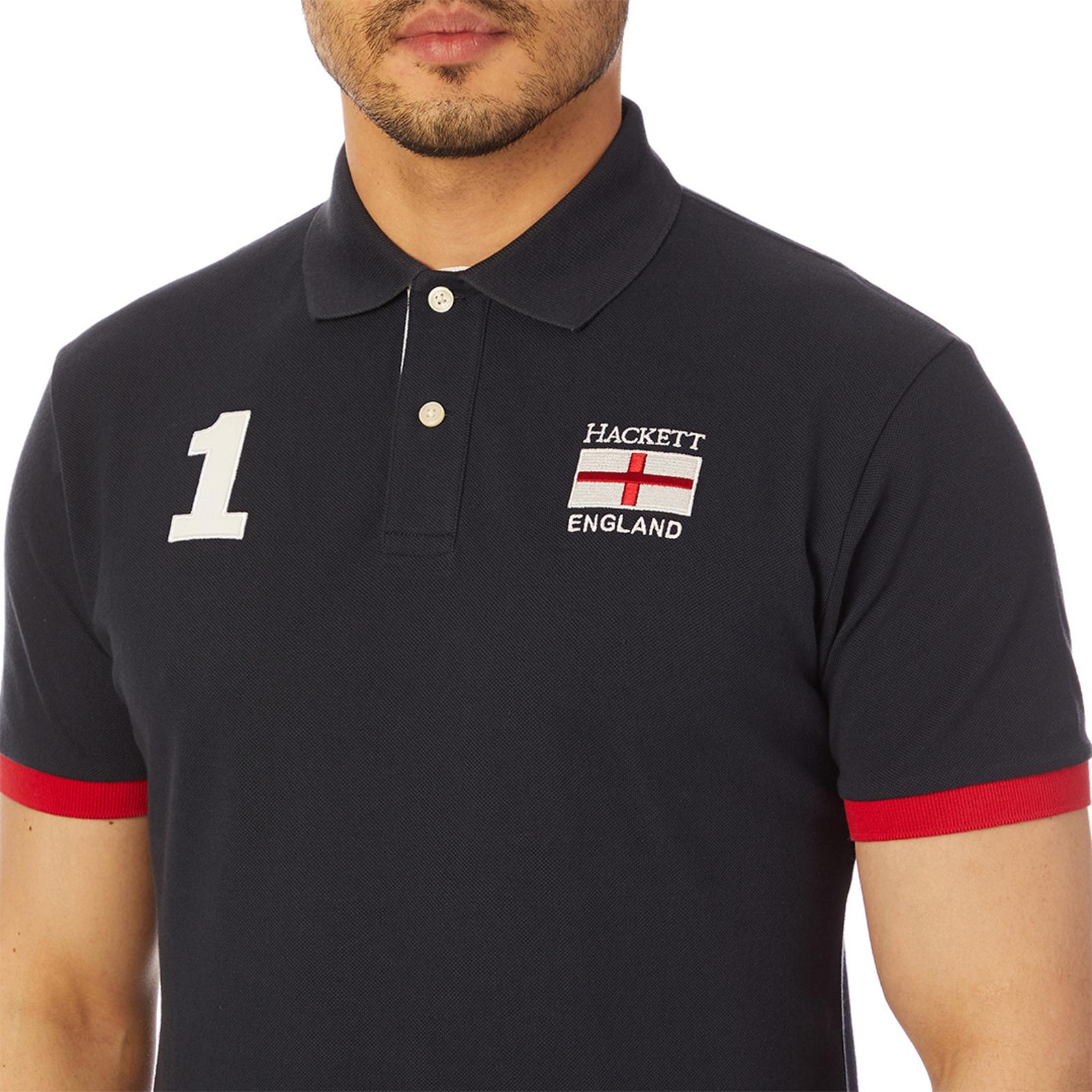 forbundet under Nedgang Navy England Patch Logo Cotton Polo Shirt - BrandAlley