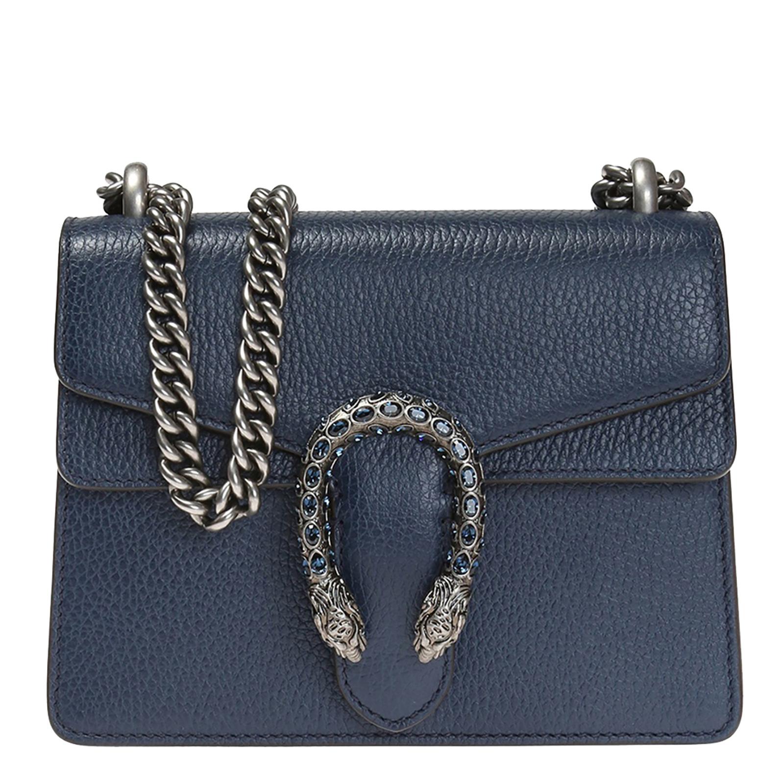 Blue Gucci Dionysus Small Leather Bag BrandAlley