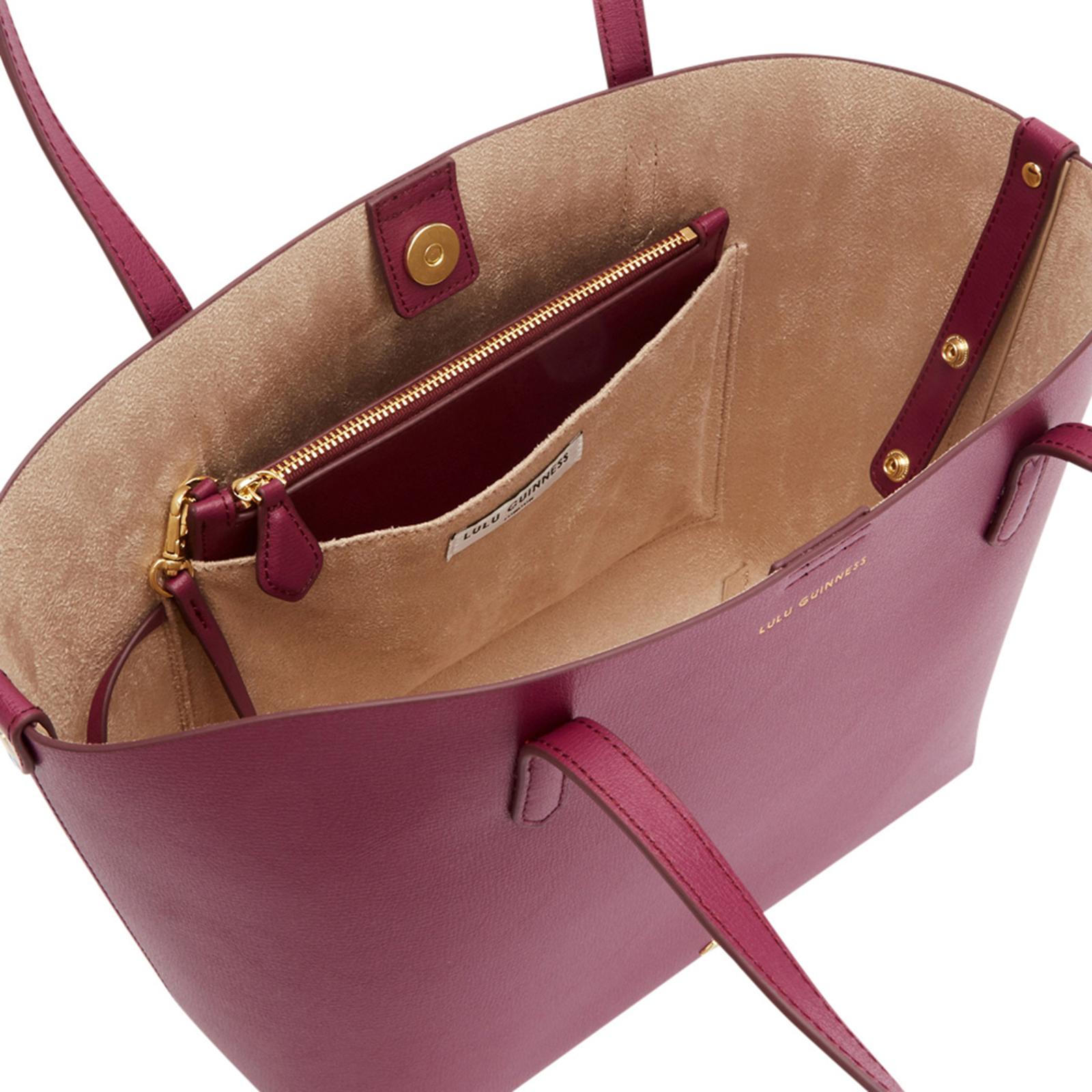 Peony Leather Small Ivy Tote Bag BrandAlley