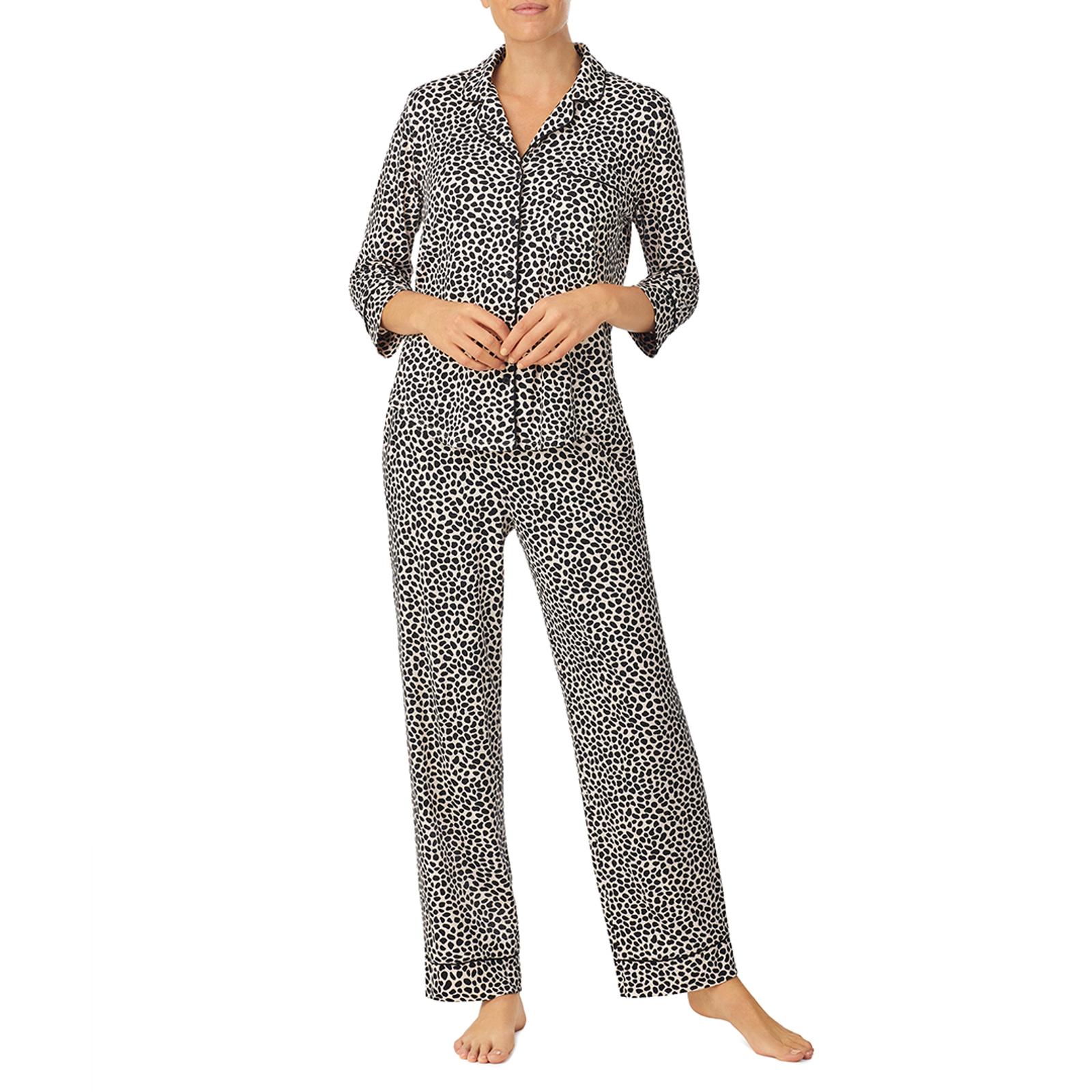 Kate Spade Animal Print Long Pyjama Set