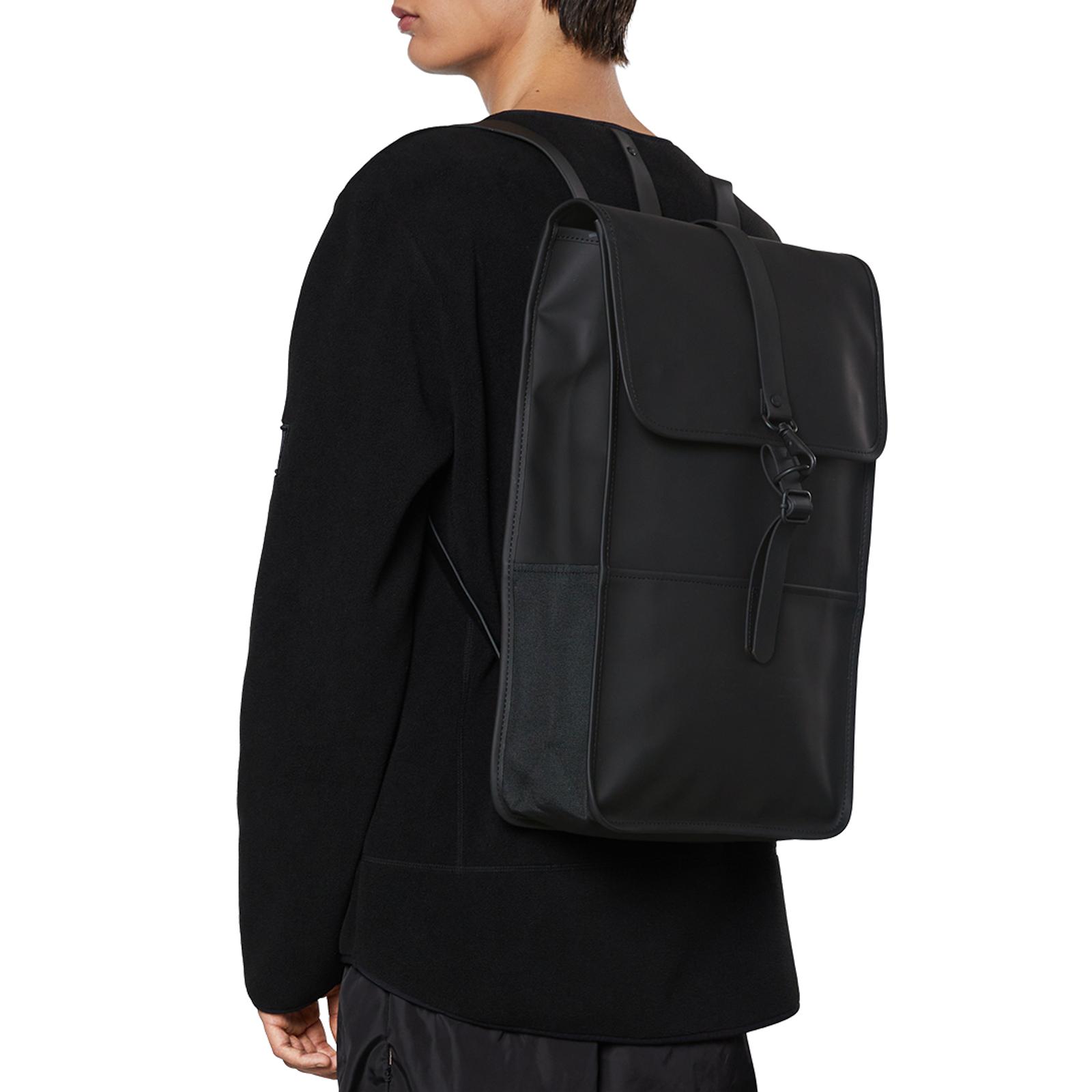 Black Unisex Water Repellent Backpack BrandAlley