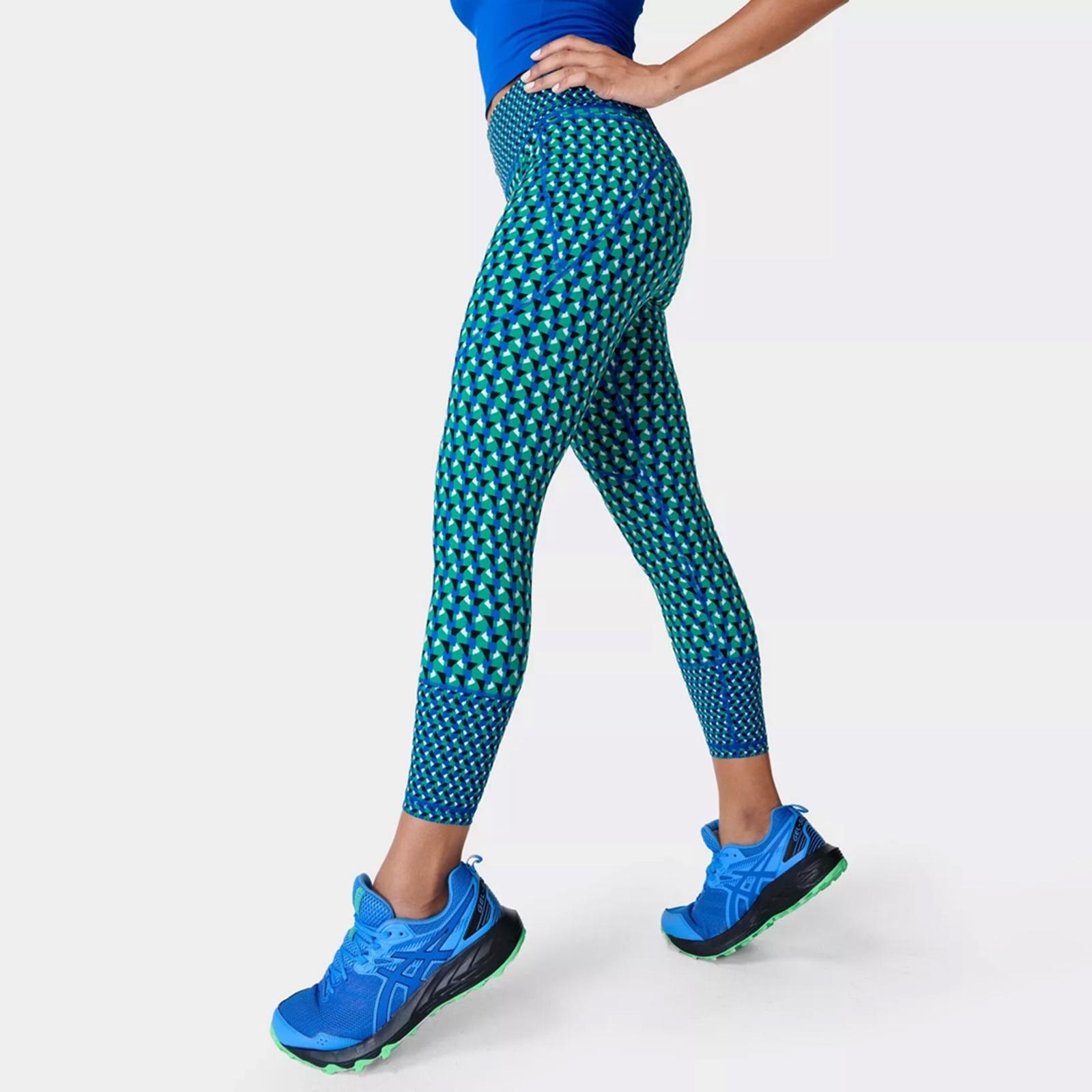 Multi Power 7 8 Workout Leggings Ankle Print Block BrandAlley