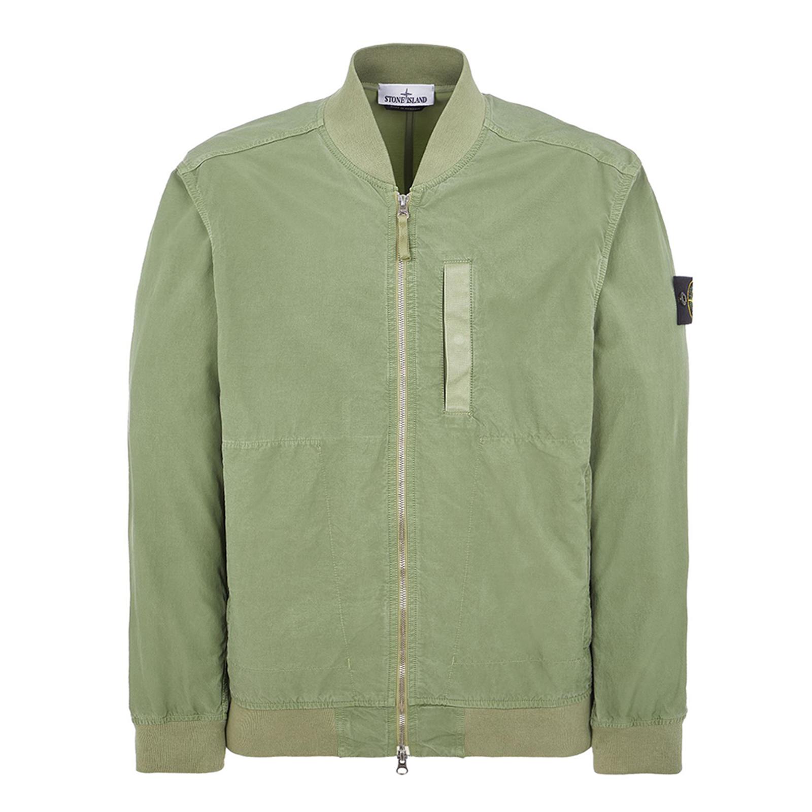 Stone island light cotton nylon twill jacket store