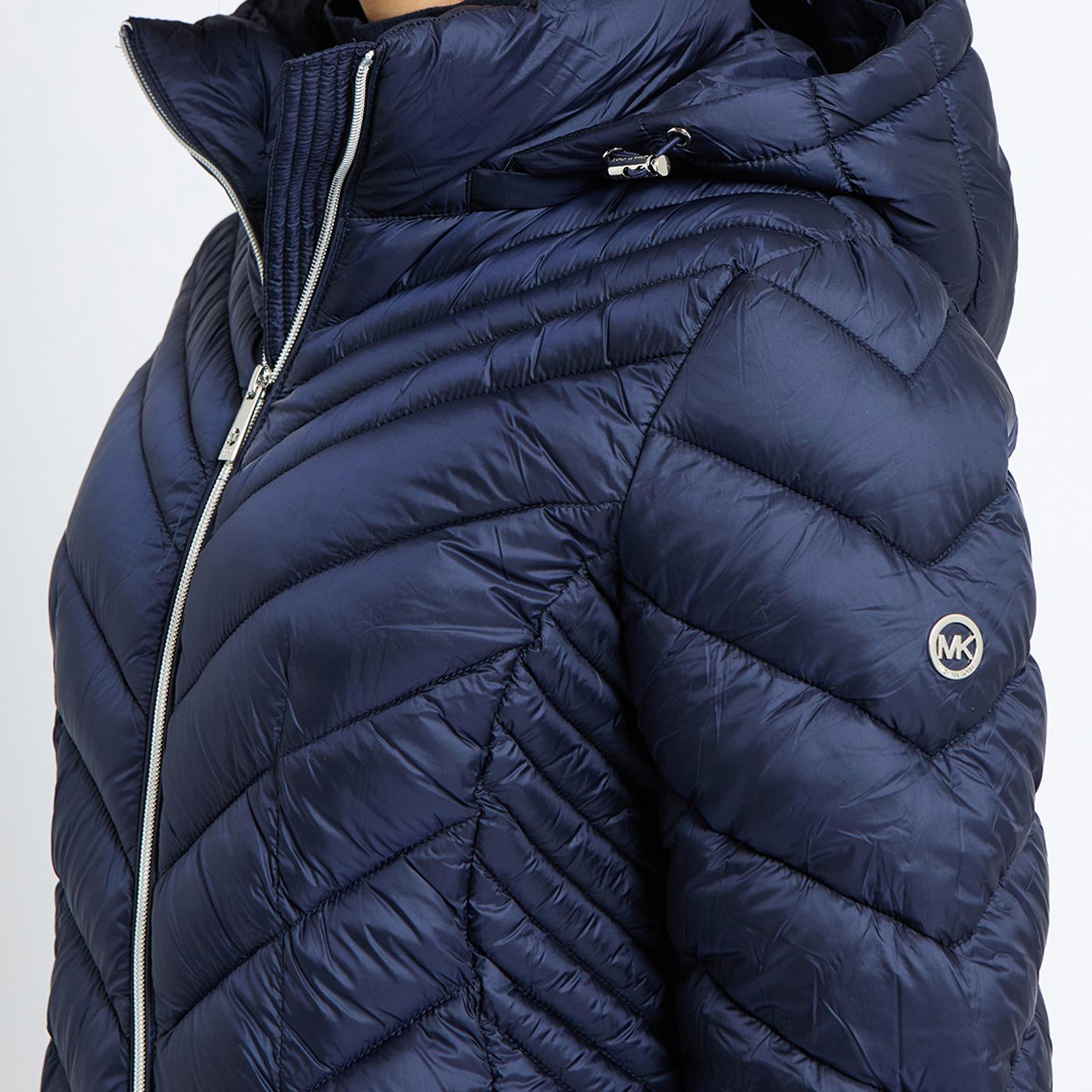 Michael kors parka womens navy sales
