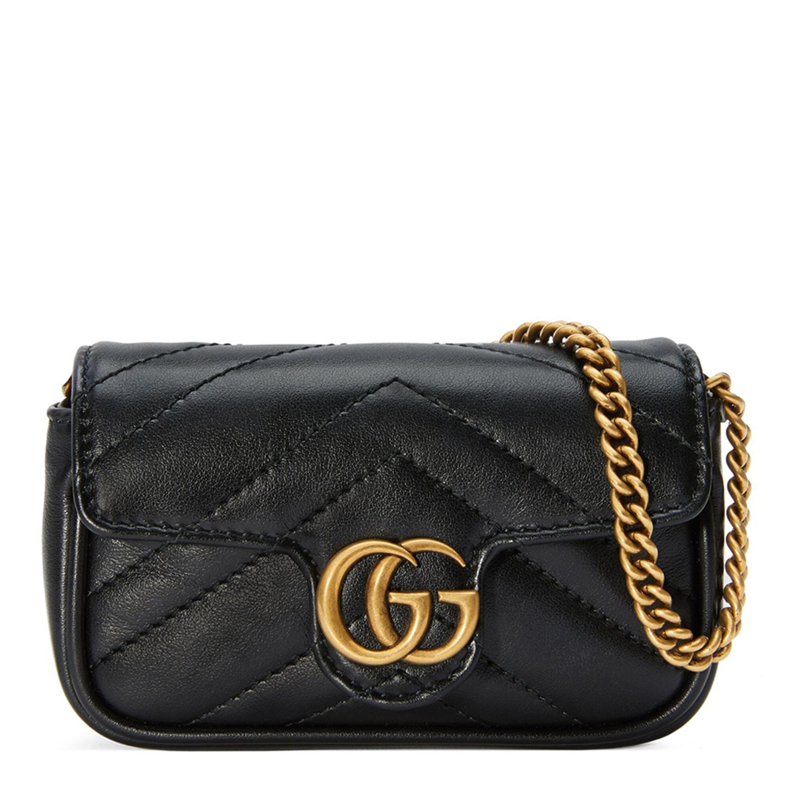 Mini marmont 2.0 leather crossbody bag online