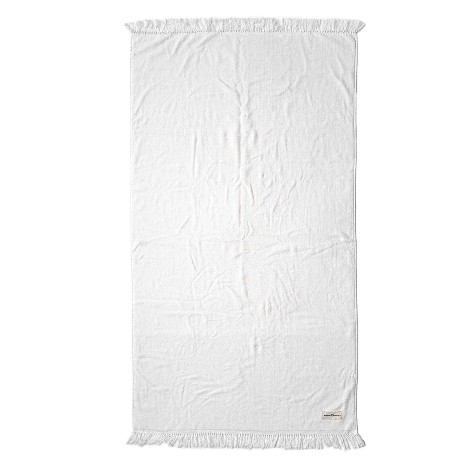 Beach towel white discount