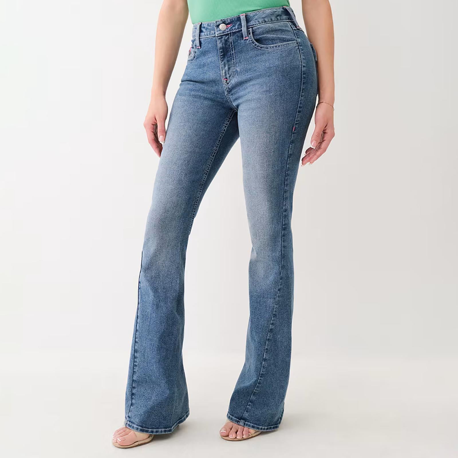 TRUE RELIGION JOEY Flared あたたかかっ denims black