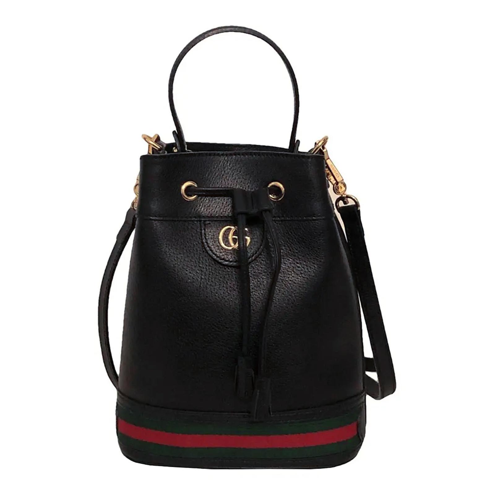 Black Ophidia GG Bucket Bag BrandAlley