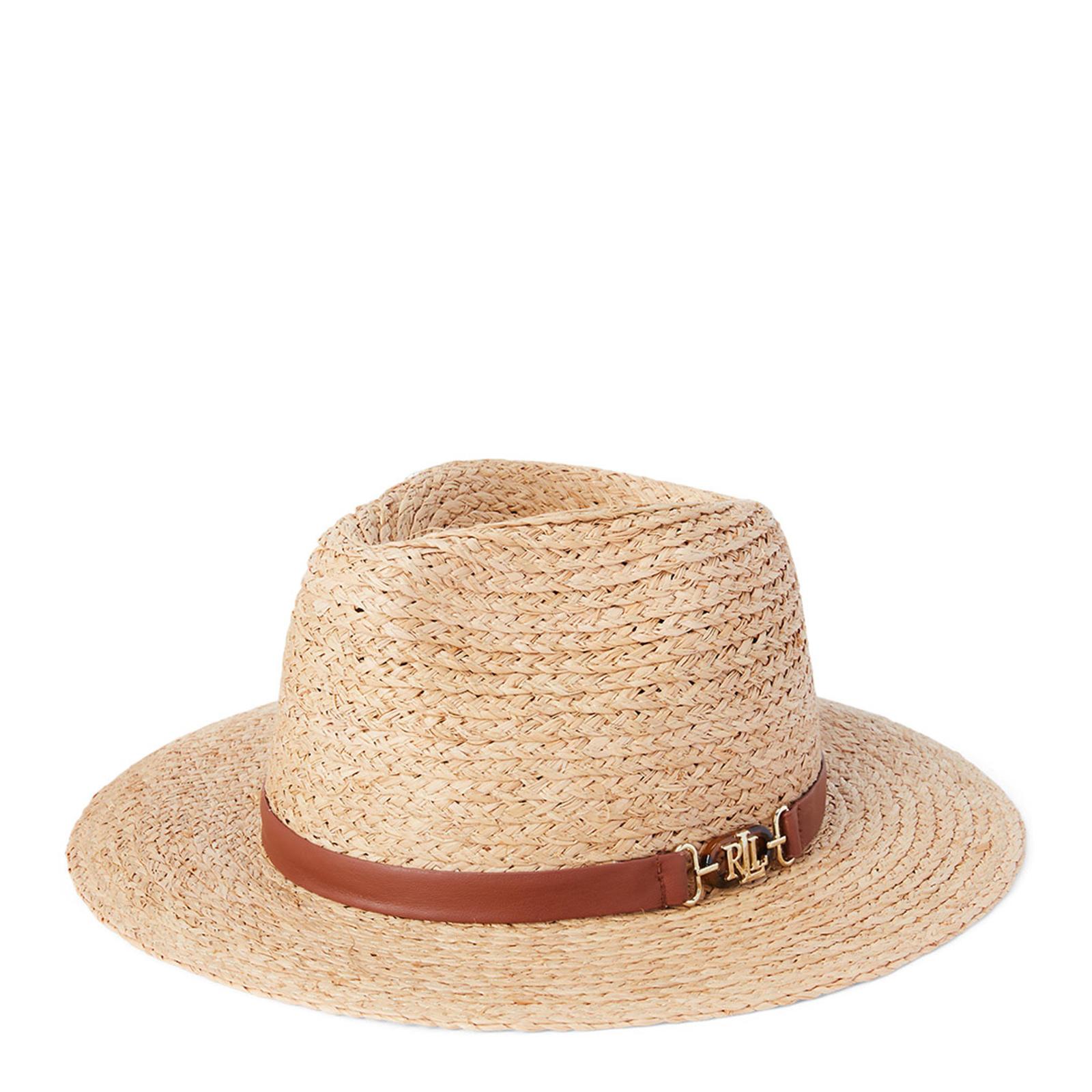 Natural Raffia Straw Fedora Hat BrandAlley