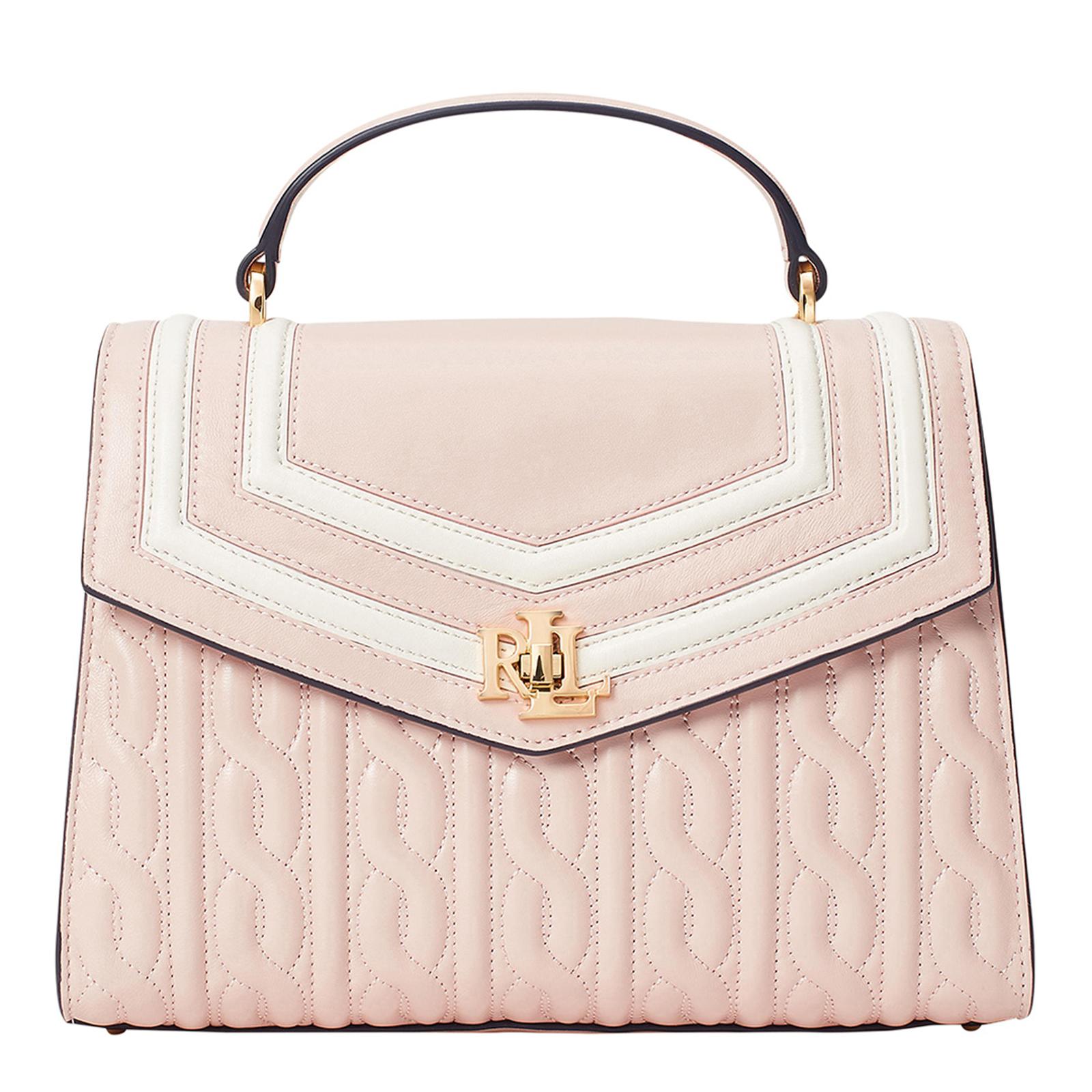 Pink Farrah Leather Satchel Bag BrandAlley