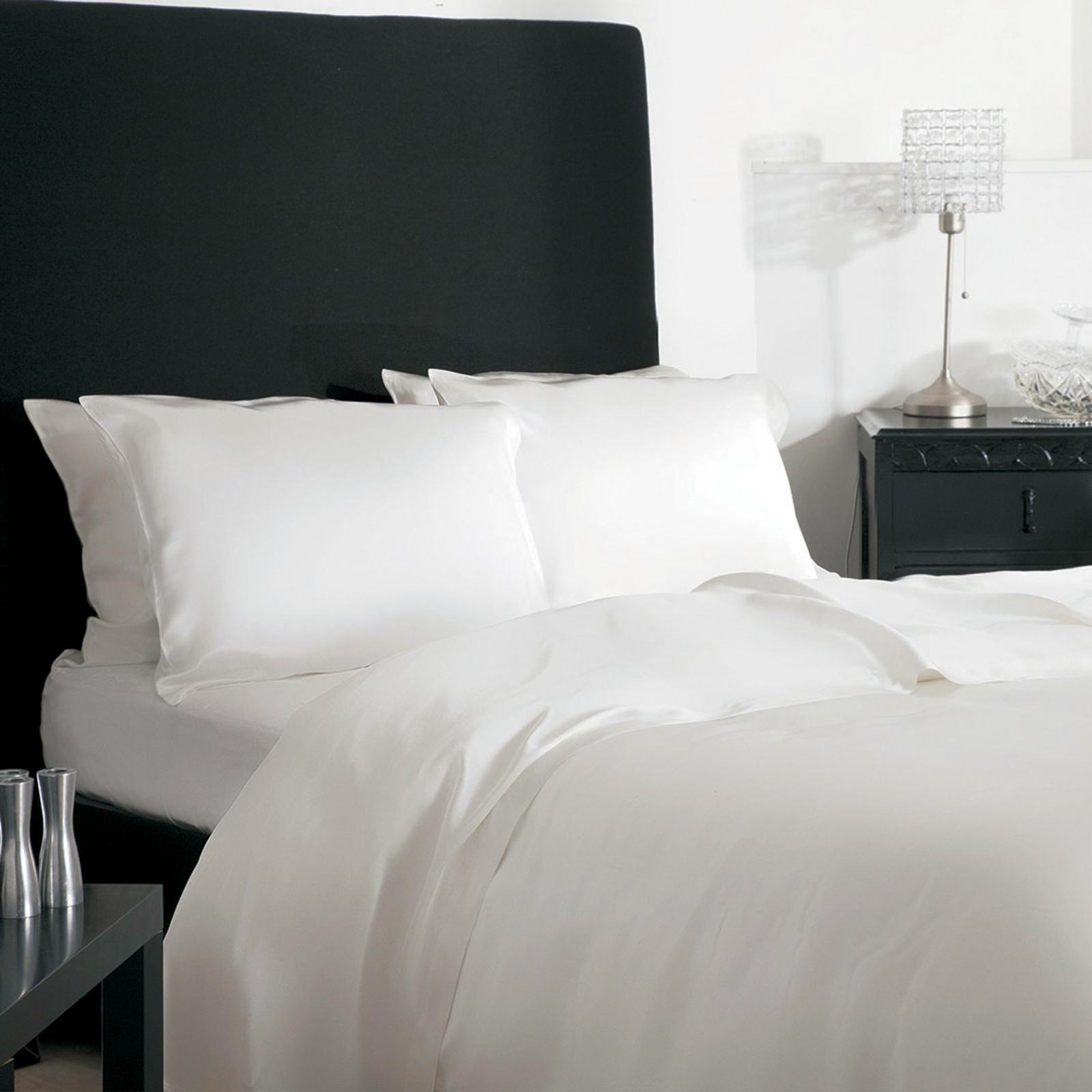 Mulberry Silk Super King Fitted Sheet, Natural White BrandAlley